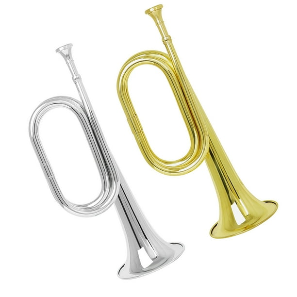 Bugle Trumpet Big Horn Thickened Tubes Curved Mouthpiece Interface