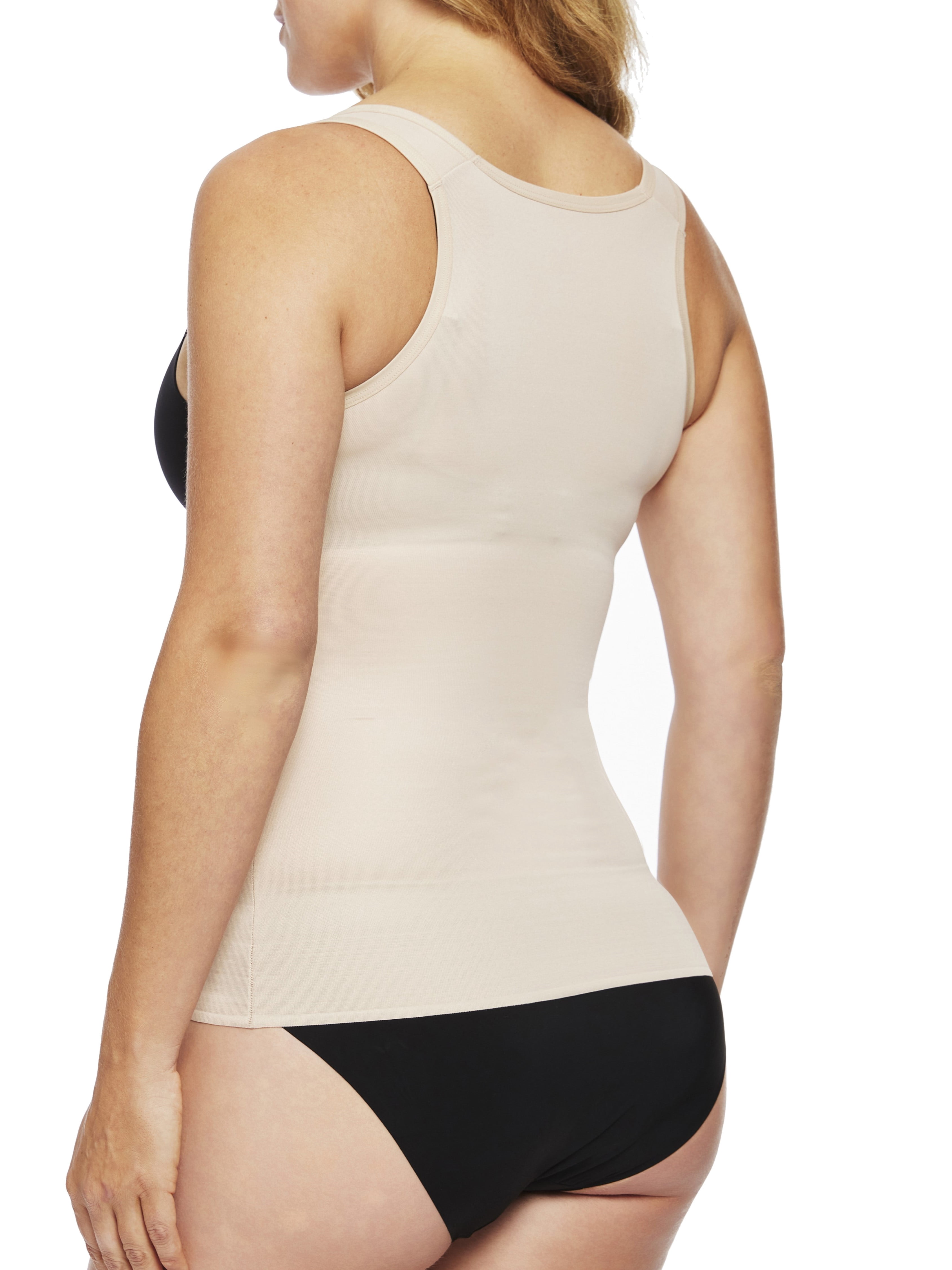 Naomi & Nicole Women's Comfortable Firm Control Open-Bust Shaping Camisole Shapewear