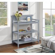 Suite Bebe Universal Changing Table with Safety Rails, Gray, Wood
