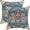 Boho-14, variant on LQCrafK 18 x 18 Bohemian Boho - 17 Orange Carpet Pattern Linen Throw Pillows, 2 Count