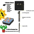 thumbnail image 4 of Solar Luz de Cuerda 39 Pies Impermeable IP65 para Exteriores LED de Cobre Cadena de Luces de Hadas Fiesta de Vacaciones Jardín Decoración de Árbol de Navidad Halloween, 4 of 8