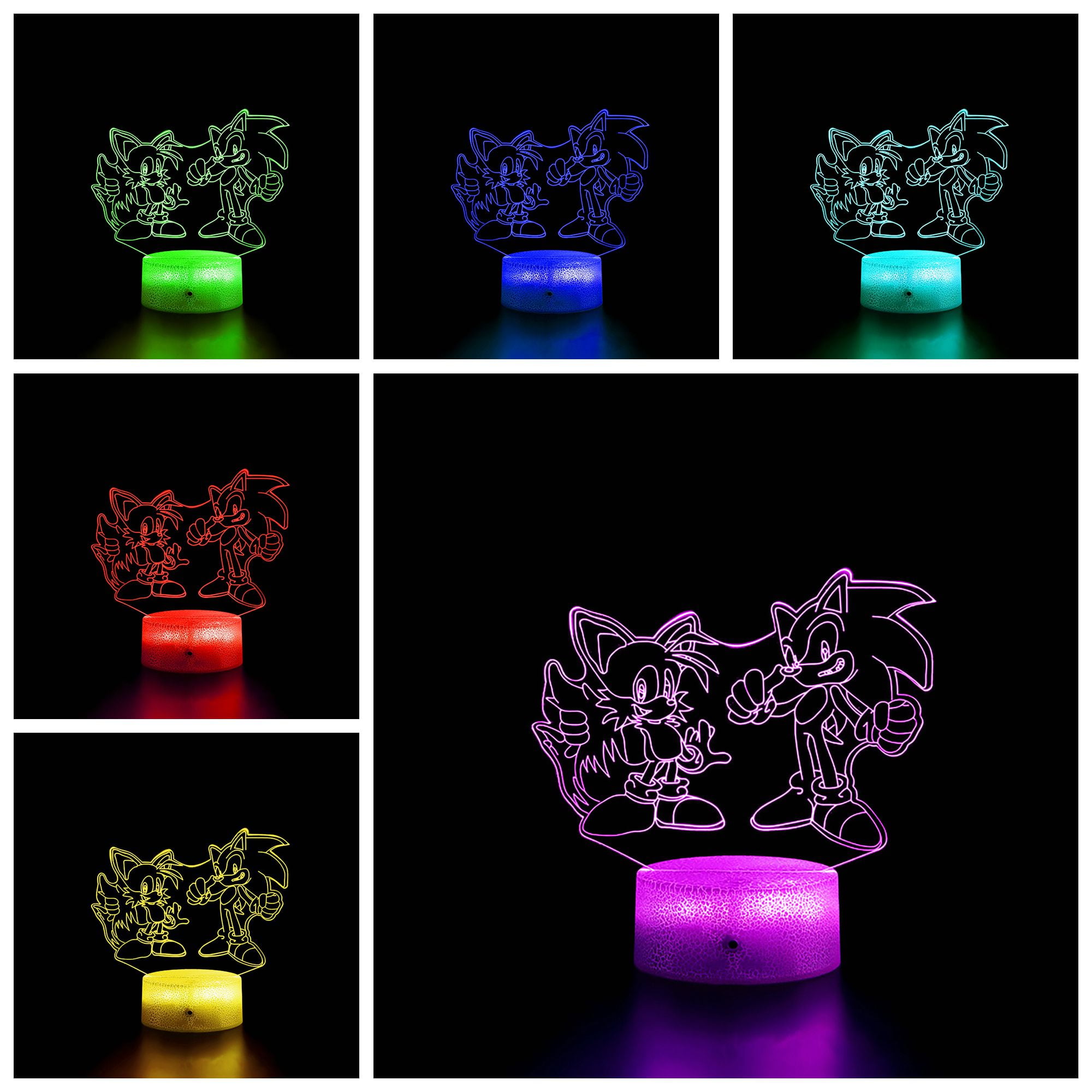 DUKES OF HAZZARD GENERAL LEE 3D LED BATTERY USB NIGHT LIGHT 7 COLOUR'S REMOTE 