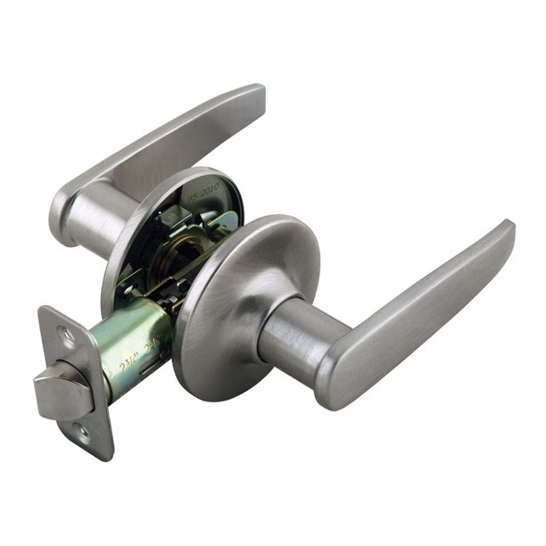 Design House 702092 Delavan 2Way Adjustable Passage Door Handle, Satin