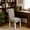 Gray, variant on RYDCOT Round Back Dining Chair Cover, Stretch Dining Room Chair Cover Elastic Fitting Kitchen Chair Covers, Solid Color Chairs Slipcovers Durable Chair Protector Cover (1Pcs)