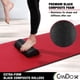 thumbnail image 5 of Muscle Roller CanDo, espuma compuesta negra semicircular, 15 x 46 cm, 5 of 6