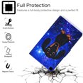 thumbnail image 3 of Allytech Folio Case Cover for Samsung Galaxy Tab A7 10.4" 2020 Released Model SM-T500 T505 T507, Slim Fit Shockproof Multi Angle Viewings Kickstand Feature Protective Cover, Black Dog, 3 of 5