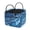 Blue Marble Print, variant on KUIFORTI Red Rose Quilted Laundry Basket with Handles for Toys, Blankets, Clothes and Books Basket Organizer Gift Baskets Multi-functional Home Decorative Organization