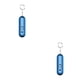 thumbnail image 2 of Wosthever Llavero portátil Alarma Chica Camping Supervivencia Impermeable 130dB Sirena personal Interior Exterior LED Linterna con hebilla Azul 2piezas Wosthever CBP217009, 2 of 6