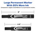 thumbnail image 2 of Marks A Lot Large Desk Style Permanent Markers, Black, 2 of 9