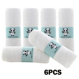 Jumpy Moo's JM Bamboo Baby Washcloths (6 Pack) - Soft, Absorbent