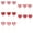 Type B, variant on SDFGTstore Valentines Crafting Supplies Vase Inserts Decoration 15 Paper Cards Wood Stick
