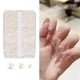 thumbnail image 5 of Juego de 5 cajas de decoración artística con brillantes diamantes de imitación para una manicura elegante, diseño A02 blanco, bonitos dijes de cuentas para uñas, 5 of 8