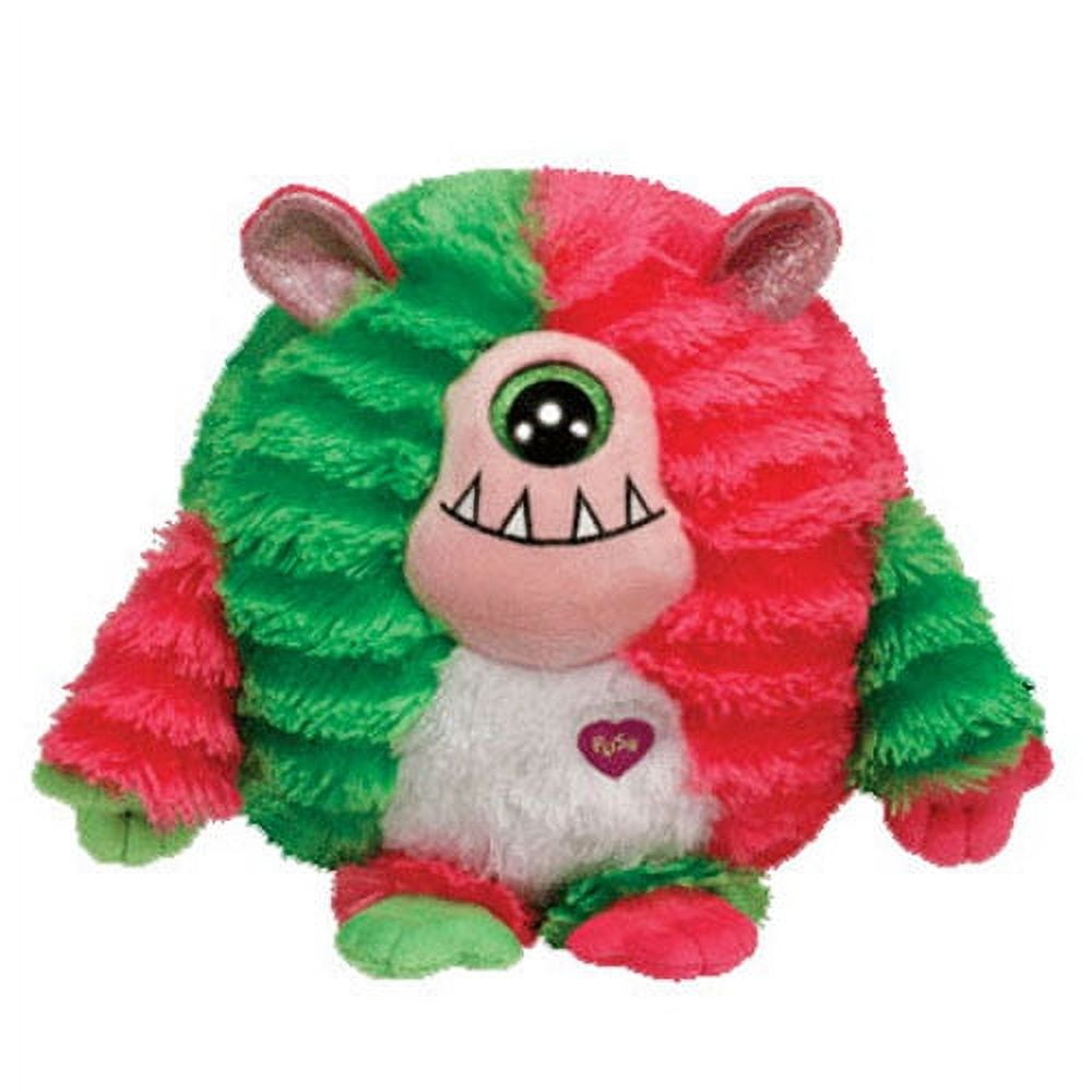 ty inc monstaz frankie the purple & green monster 5