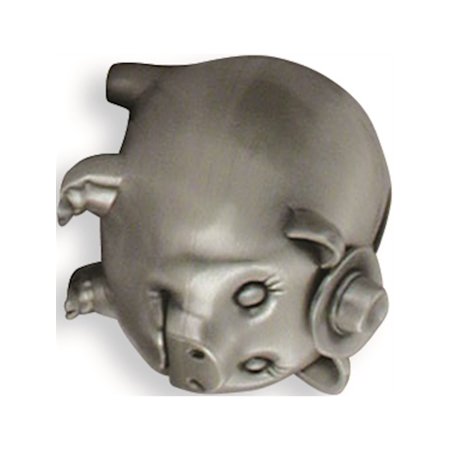 - Pig Wearing Cowboy Hat Metal Bank Designer Jewelry by Sweet Pea