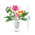 thumbnail image 3 of Color Changing LED Plug-in Flower Night Light, Multicolor Mood Lighting for Bedrooms, Hallways, 1-Pack, 3 of 6