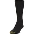 thumbnail image 3 of Men's GOLDTOE® 6-Pack Harrington Crew Socks Color: Black Size: 6-12, 3 of 4
