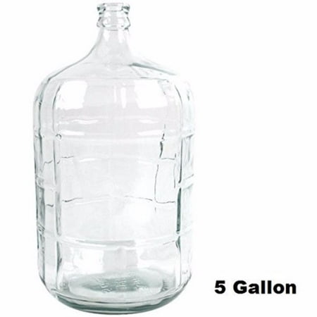 Collectible Beer Bottles - 5 Gallon Glass Carboy For Beer or Wine Making Beer Bottling Equipment
