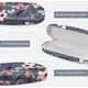 thumbnail image 4 of Funda para anteojos con forma de concha dura finita con estampado de hibiscos en flor, 4 of 7