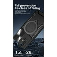 thumbnail image 6 of Case for Samsung Galaxy A71 5G,Military Grade Flashing [Built-in Kickstand] Magnetic Rotate Ring Holder Heavy Duty TPU+PC Shockproof Protect Phone Case for Samsung Galaxy A71 5G (Black), 6 of 11