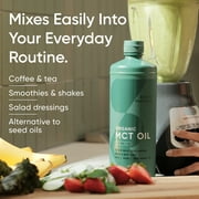 Sports Research® 100% Organic MCT Oil - Vegan & Keto C8, MCTs from Coconuts Non-GMO & Gluten Free (16oz)