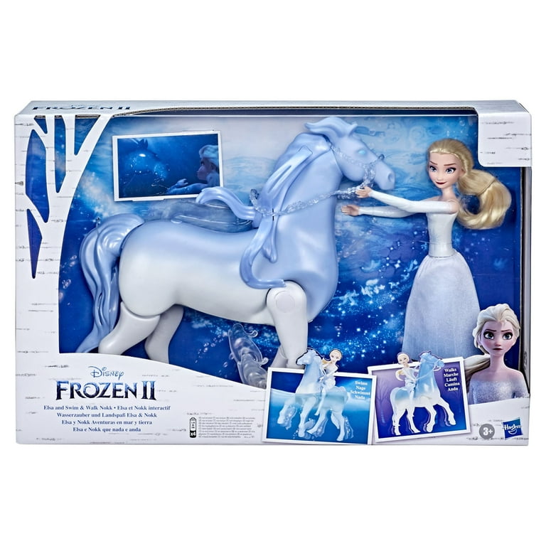 Elsa barbie with water horse new arrivals