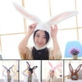 thumbnail image 2 of LIWEN Cute Girls Plush Rabbit Bunny Ears Hat Earflap Cap Head Warmer Photo Supplies, 2 of 8