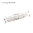 thumbnail image 2 of 1.8ml 72x11x9mm 45% Alumina Crucible Boat Sample Holder Furnaces 6 Pack, 2 of 3