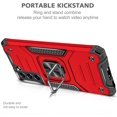 thumbnail image 5 of for Galaxy S21 Case, S21 Case with Self Healing Flexible TPU Screen Protector [2 Pack], Military Grade Double Shockproof with Kickstand Protective Case for Samsung Galaxy S21 5G-Red, 5 of 14