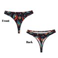 thumbnail image 3 of Fotbe Paisley1 Tanga Sin Costuras para Mujer con Estampado – Panties Invisibles, Transpirables y Cómodos para Uso Diario-Large, 3 of 6