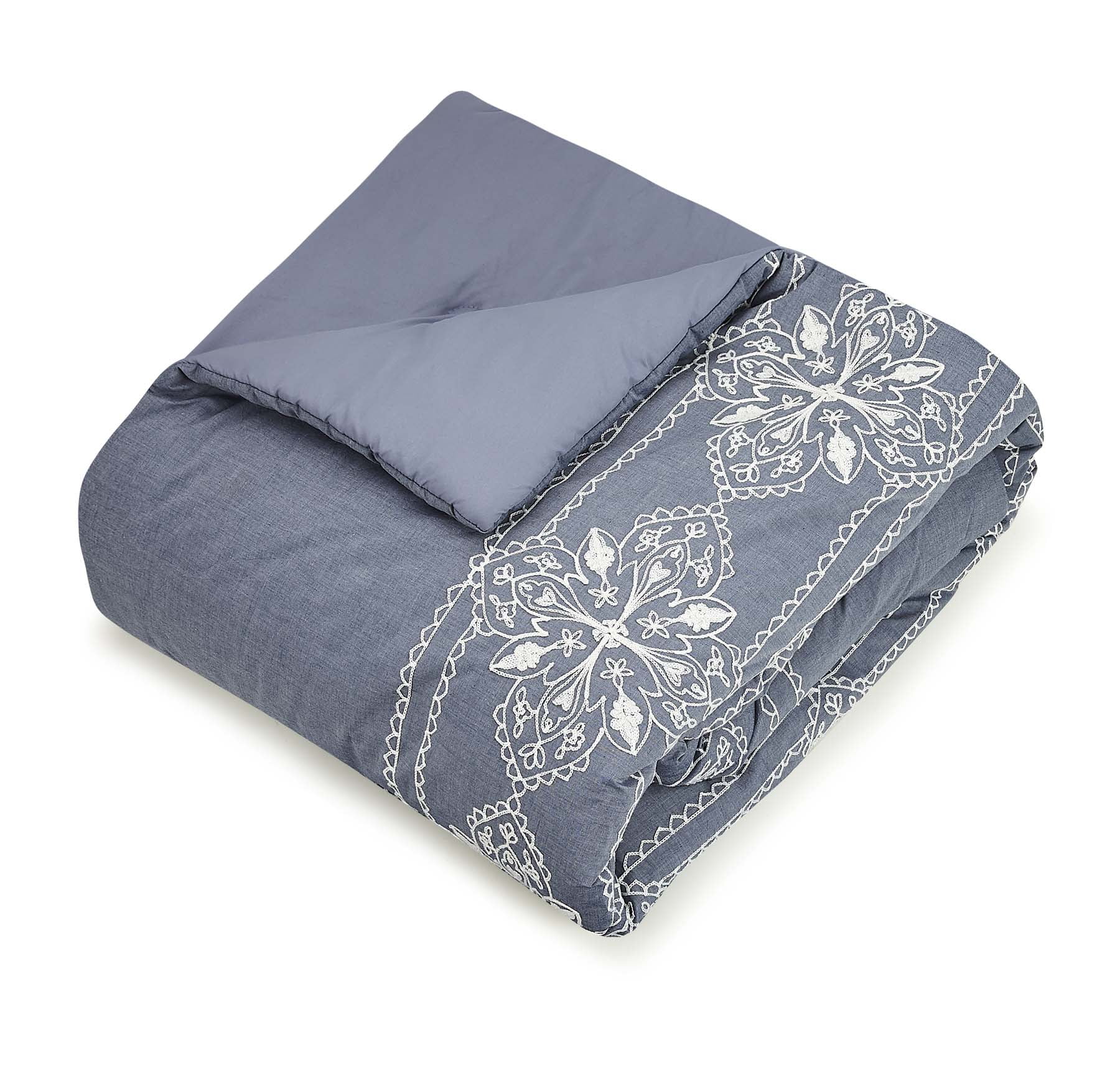Better Homes & Gardens Embroidered Chambray 3pc King