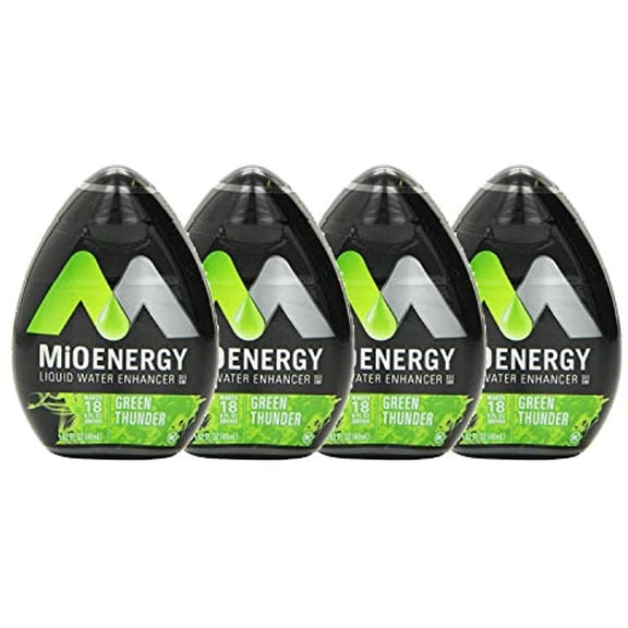 MiO Green Thunder Liquid Water Enhancer 1.62 Fl Oz (Pack of 4) Green Thunder 1.62 Fl Oz (Pack of 4)