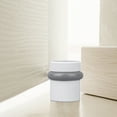 thumbnail image 4 of Design House 2-Pack Modern Cylindrical Floor Mounted Door Stops with Rubber Bumper, White, 4 of 14