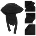 thumbnail image 4 of Miangastore Chef Hat Breathable Chef Hat Decorative Chef Hat Restaurant Cook Hat Unisex Chef Hat with Ties, 4 of 8