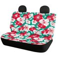 thumbnail image 2 of Pzuqiu Front and Rear Seat Cover Set Easy to Install Polyester, Compatible with SUV Seats Automotive Seats, for Trucks Cars, Floral and Leaf Design, 2 of 10