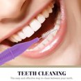 thumbnail image 3 of Juego de 10 cepillos interdentales para el cuidado dental (morado), 3 of 8