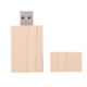 thumbnail image 2 of Unidad flash USB 2.0 Sincero de madera de arce cuadrada 8 GB, 2 of 10