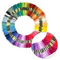 thumbnail image 3 of Matsuzay Hilo de bordar, 100 colores, hilo de bordar, Kit de punto de cruz, bordado de arcoíris Premium, hilos DIY, manualidades, madeja de Artesanía, 3 of 6