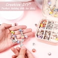 thumbnail image 2 of iMucci Charm Bracelet Making Kit - Girls DIY Beaded Jewelry Making Kit, Unicorn Mermaid Series Charms Gifts Set for Girls Crafts, with a Portable Bracelet Organizer Box, 2 of 6