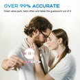 thumbnail image 3 of Pregnancy Tests with Cup, 25 Bulk Pregnancy Test Strips for Home Detection, Over 99% Accuracy, Individually Wrapped Fertility Tests, Extra-Wide 5mm HCG Test Kit Comfortable Grip, Pruebas De Embarazo, 3 of 8