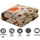 thumbnail image 2 of Manta Elegant Comfort, 127 x 152 cm, terciopelo, suave estampado navideño, 2 of 7