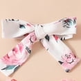 thumbnail image 4 of NIEWTR Toddler Girl Summer Clothes Short Sleeve Top Floral Shorts Set Casual 2 Piece Outfit(Pink,0-3 Months), 4 of 7