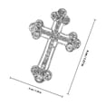 thumbnail image 2 of KAKOWELY Pin Vintage Plateado Con Incrustaciones De Rhinestones Para O Suéter, 2 of 6