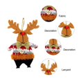 thumbnail image 4 of Adornos navideños, adornos navideños, regalos navideños Adornos navideños Colgante para árbol de Navidad Colgante para árbol de Navidad Muñeco de nieve y anciano navideño Regalos navideños Colgante de, 4 of 6