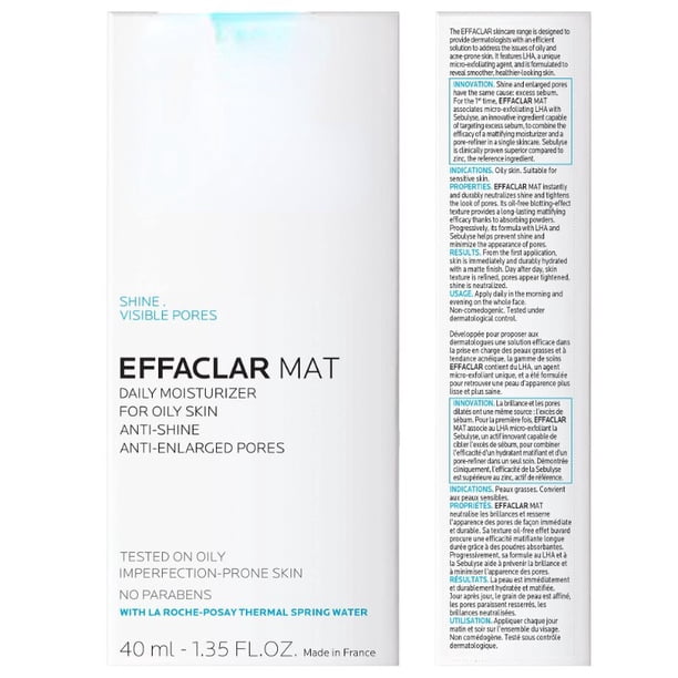 Crema Hidratante Effaclar Para piel grasa Fivean 40ml Control de aceite Unisex