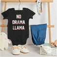 thumbnail image 3 of No Drama Llama Alpaca Chill Relaxed Romper Boys or Girls Infant Baby Brisco Brands NB, 3 of 6