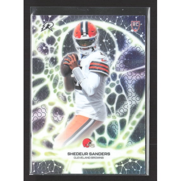 2026 Topps Cosmic Chrome Protonyx RC Shedeur Sanders #PT-6 Cleveland Browns Football Card Cleveland Browns NFL Football Trading Card