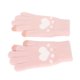 thumbnail image 3 of Guantes de invierno de punto, lindos guantes de invierno con patrón de pata de gato, guantes gruesos cálidos de alta capacidad, 3 of 8