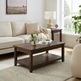 thumbnail image 3 of Mainstays Traditional Coffee Table, Walnut Finish, 3 of 8