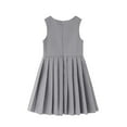 thumbnail image 6 of KyCheLot Girls Dress Set 2 Piece Long Sleeve Button Shirt and Sleeveless Back Zip Pleated Dress School Uniforms 3-15Years, 6 of 7
