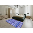 thumbnail image 4 of Ahgly Company Indoor Rectangle Patterned Purple Mimosa Purple Area Rugs, 5' x 8', 4 of 6